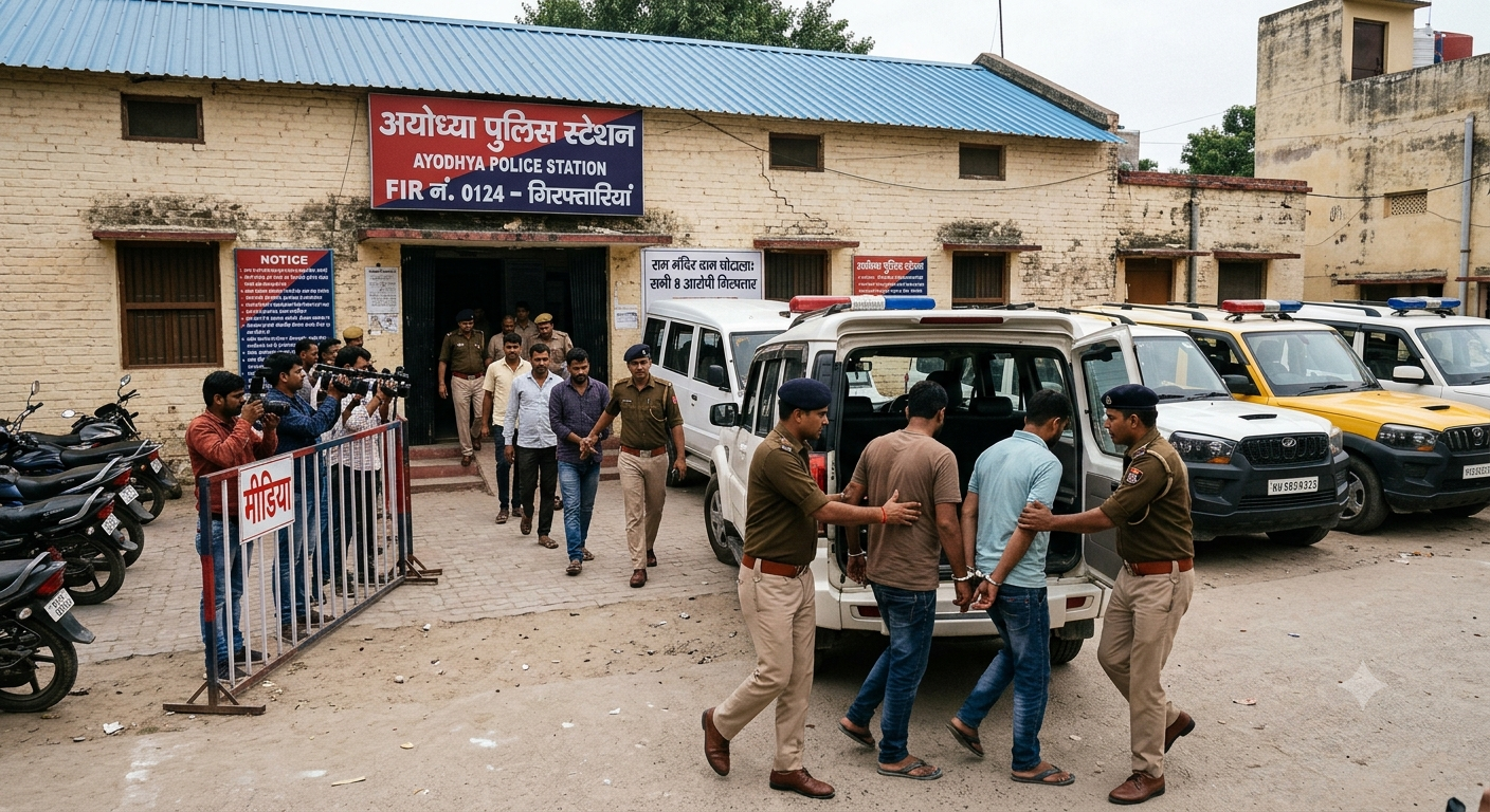 अयोध्या राम मंदिर दान घोटाला: FIR में नामजद सभी आठ आरोपी गिरफ्तार